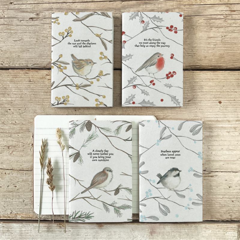 Small bird note book-A cloudy day-Sparrow