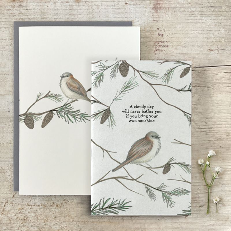 Small bird note book-A cloudy day-Sparrow