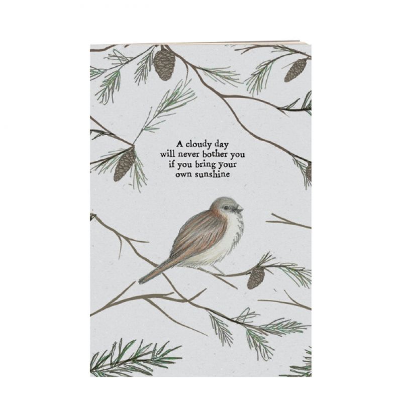 Small bird note book-A cloudy day-Sparrow
