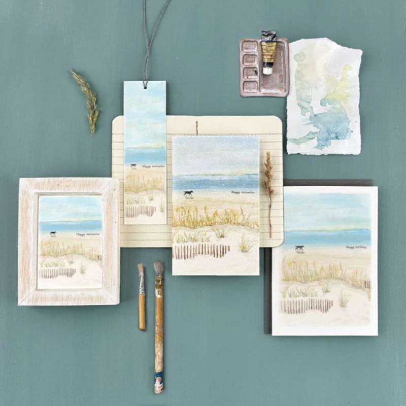 Σημειωματάριο μικρό Seascape - Happy memories 9εκ.