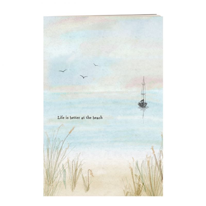 Seascape note book-Life is better at the beach