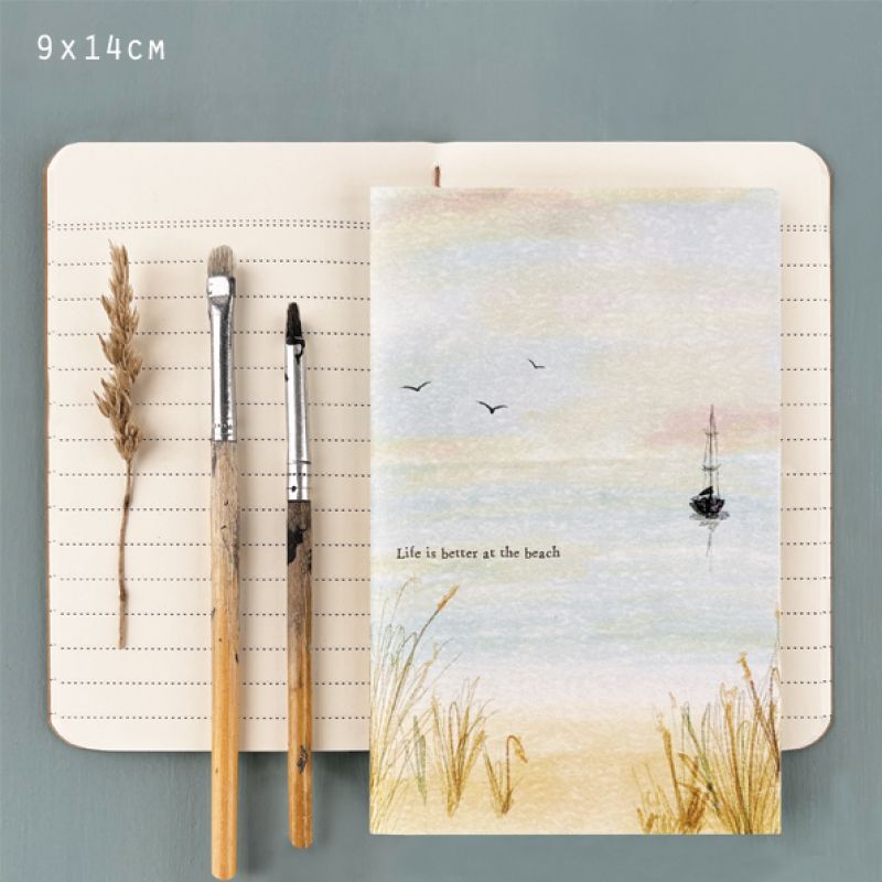 Seascape note book-Life is better at the beach
