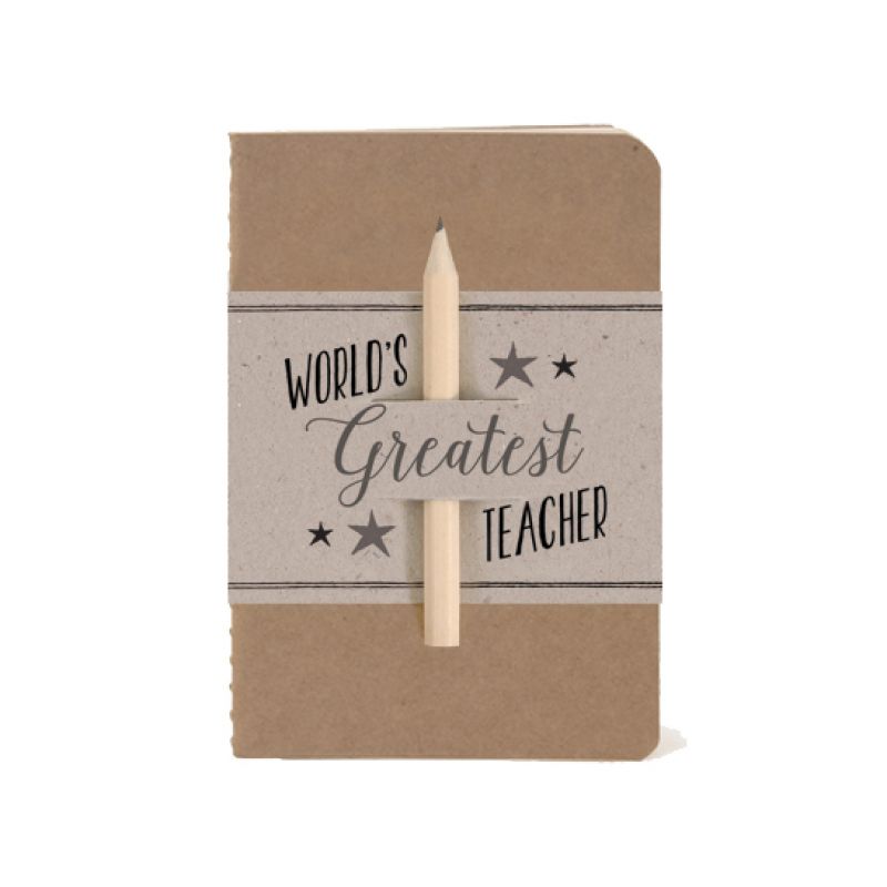 Σημειωματάριο με μολύβι -  teacher