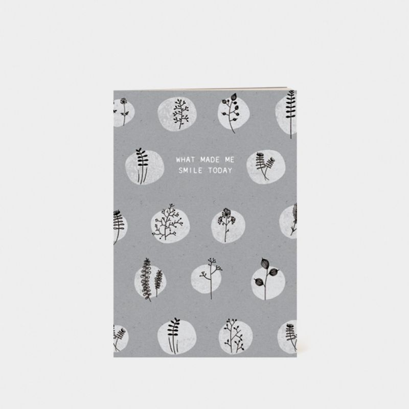 Σημειωματάριο με βότανα - What made me smile (9 x 14εκ.)