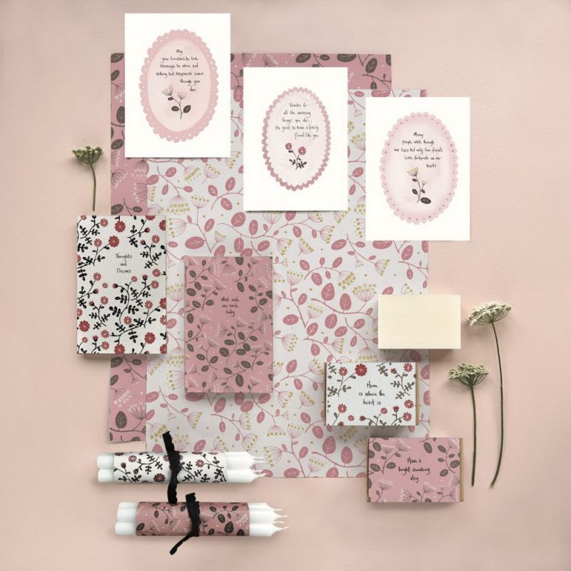 Σημειωματάριο με βότανα 14x9εκ.-What made me smile today