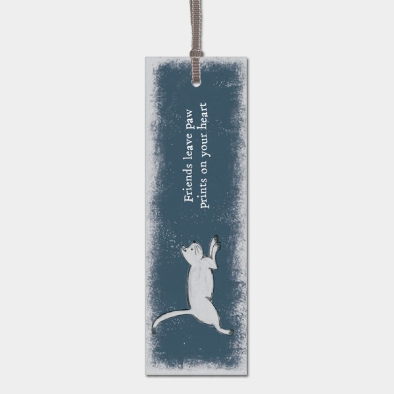 Bookmark-Running cat Size: 5x0,2x15,5 cm