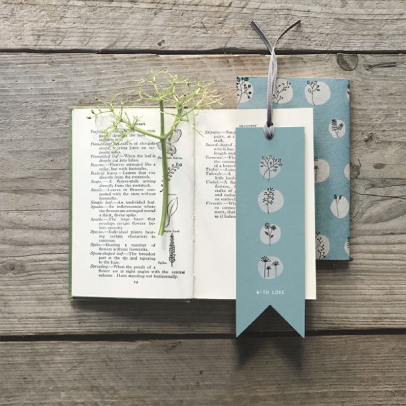 Ribbon bookmark – With love