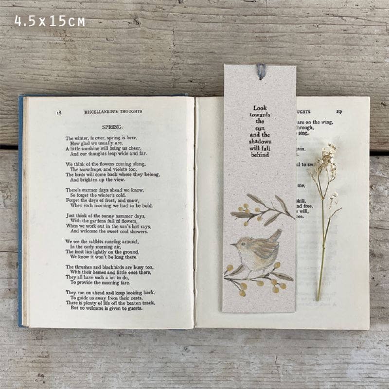 Bird bookmark-Look Towards-Wren
