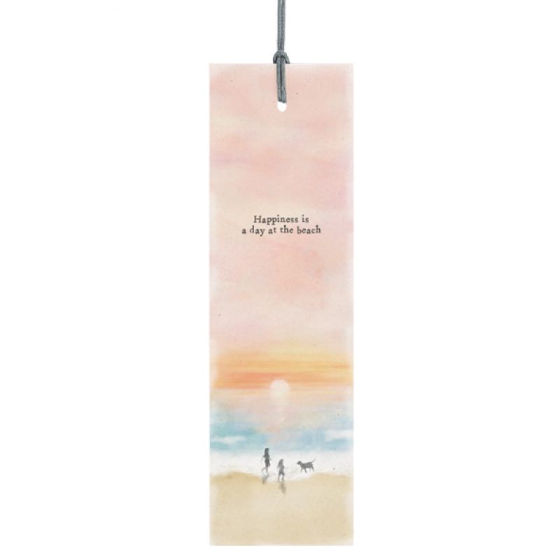Seascape bookmark-Happiness day at the beach