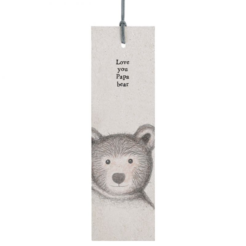-Bear bookmark-Love you Papa bear