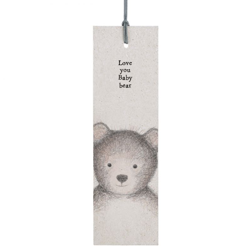 Bear bookmark-Love you baby bear