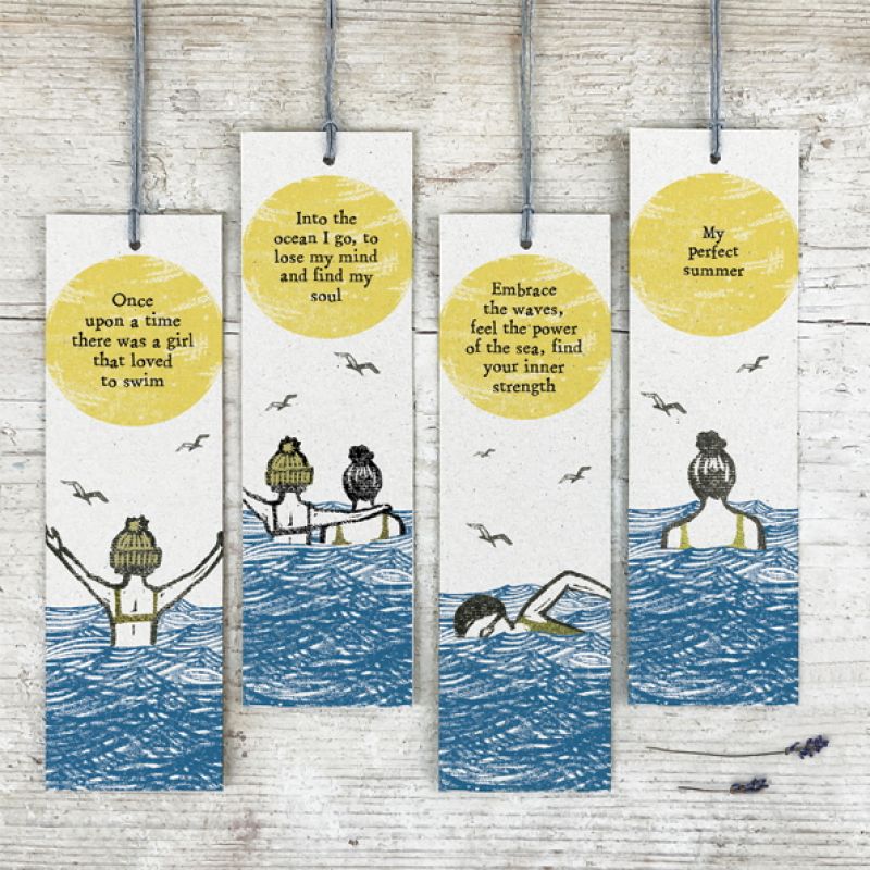 Swimmer bookmark-Embrace the waves