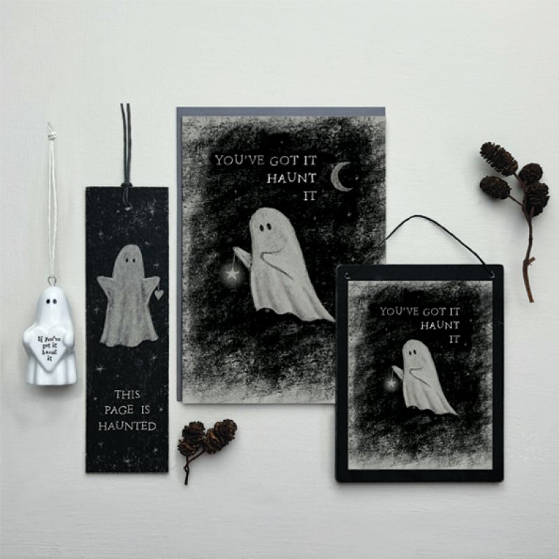 Ghost bookmark-This page is haunted