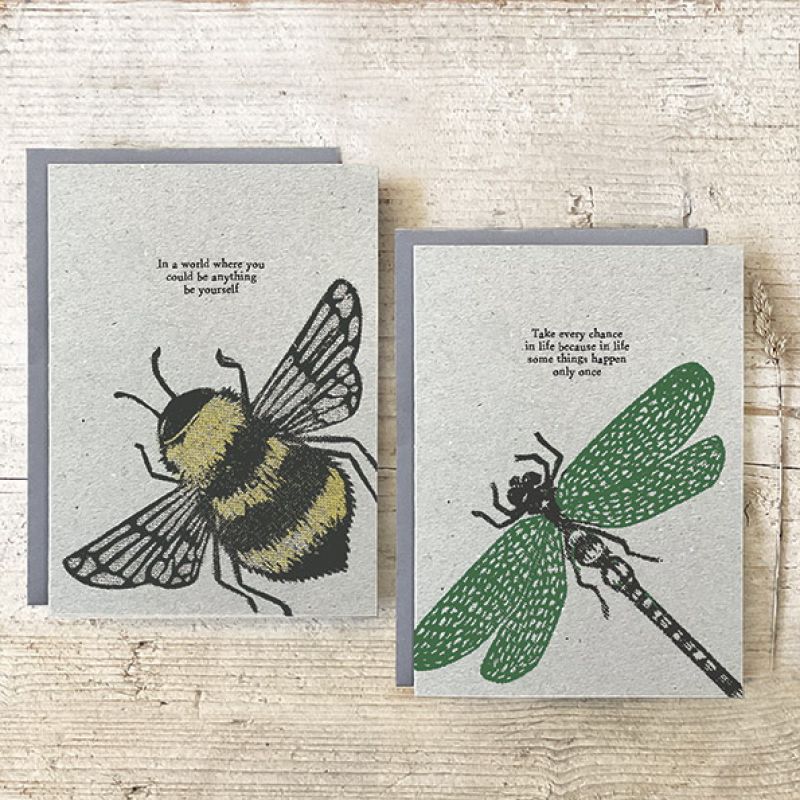 Block card-Bee / In a world