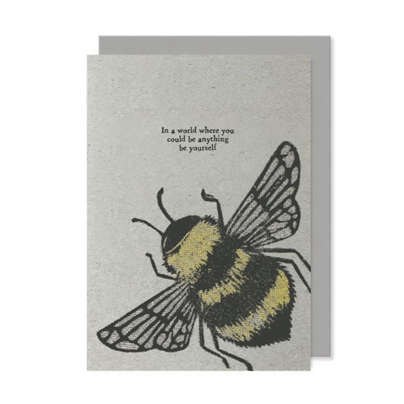 Block card-Bee / In a world