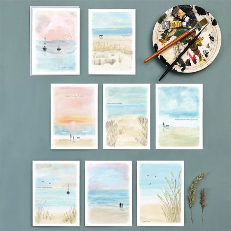 Seascape card-You, me and the sea