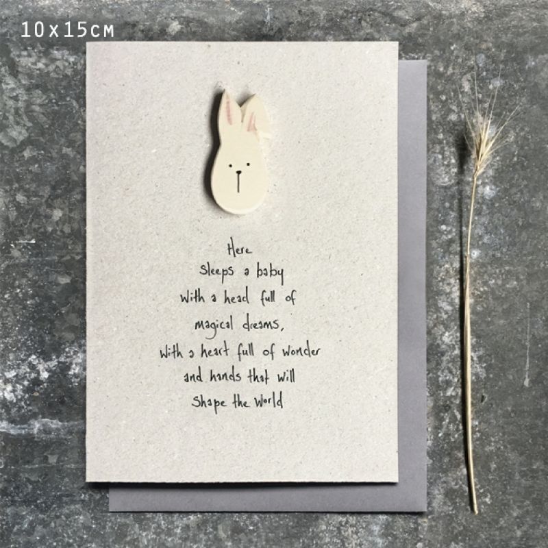 Κάρτα baby -Here sleeps a baby