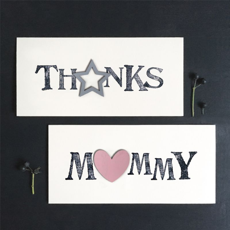 Word card-Mummy Size: 10x0,1x21 cm