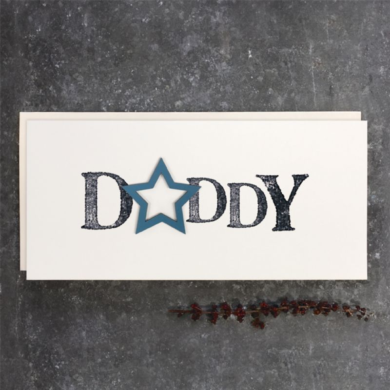 Κάρτα λέξεις-Daddy 10x21 εκ.