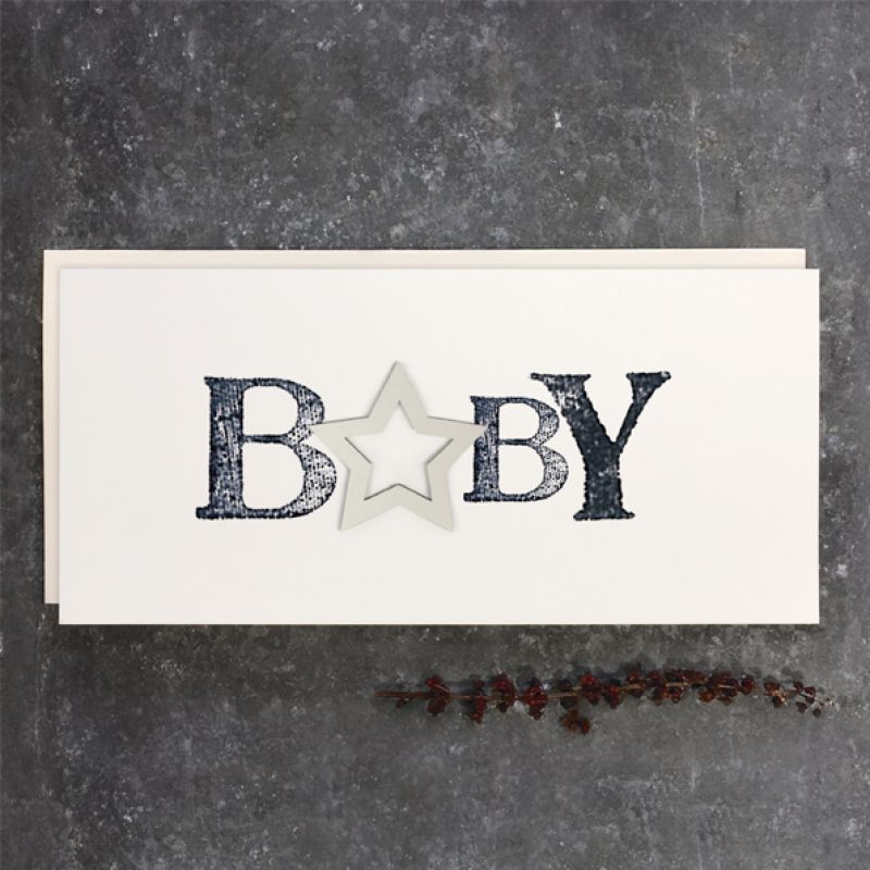 Word card-Baby Size: 10x0,1x21 cm