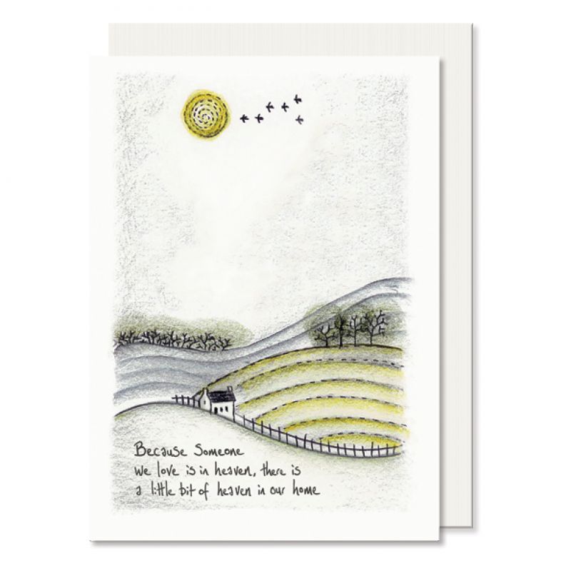 Countryside card-Someone in heaven Size: 12x0,1x16,5 cm