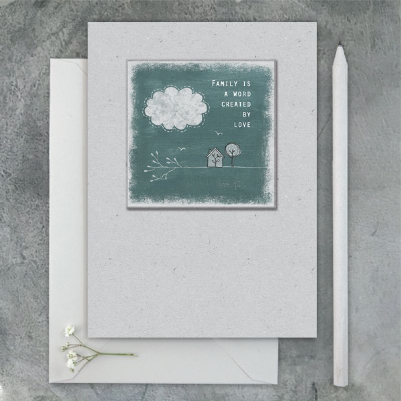 Twig card-Family is a word