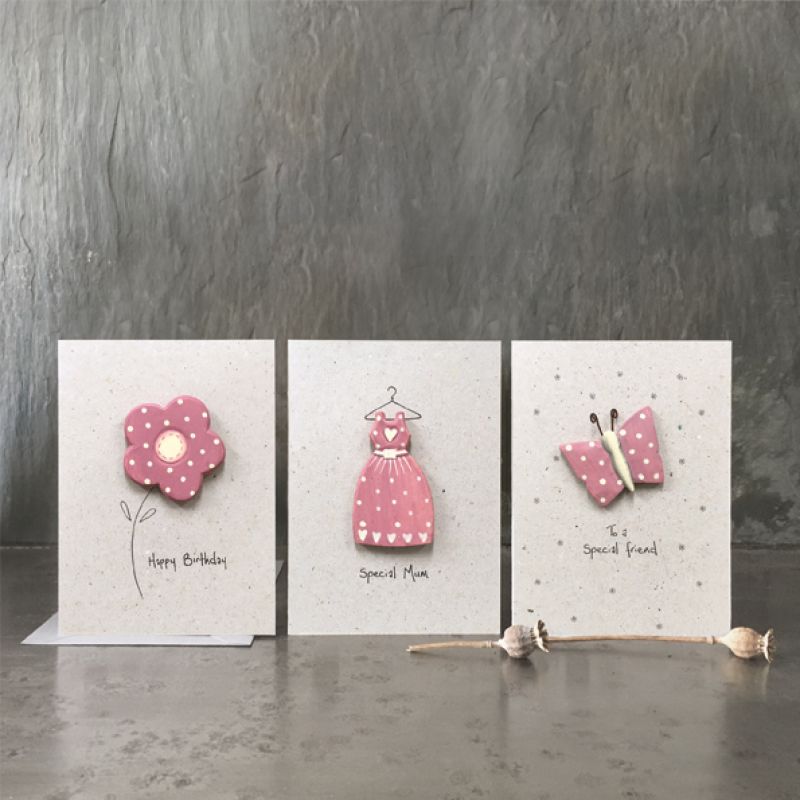 Κάρτα wood - Happy birthday