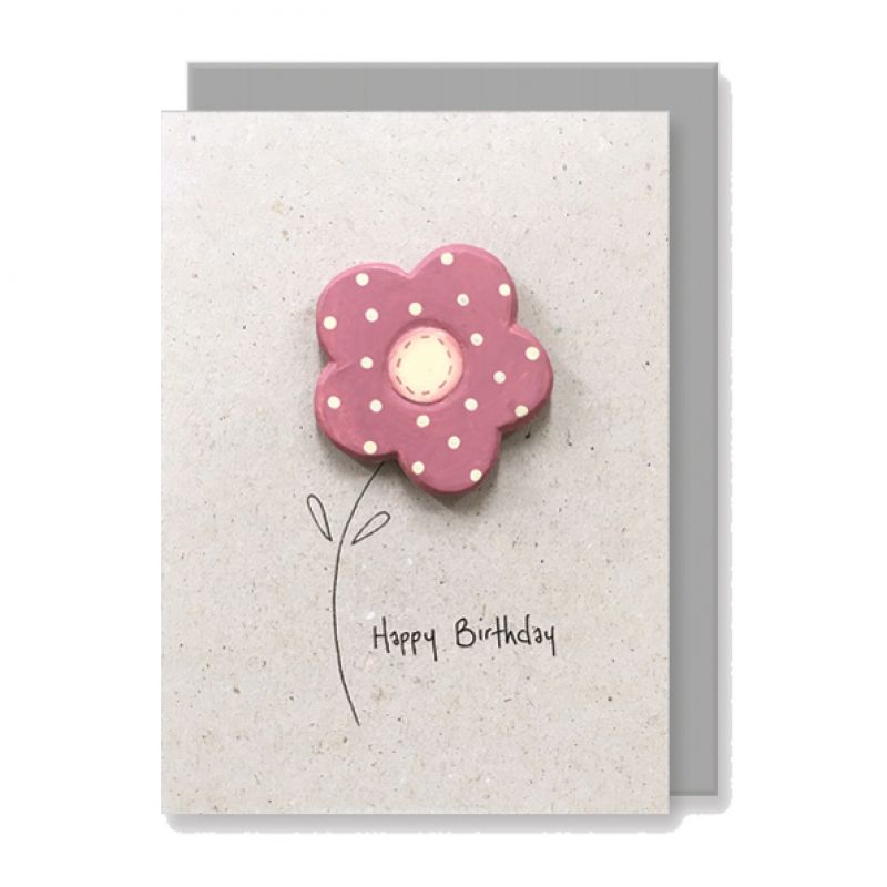 Κάρτα wood - Happy birthday