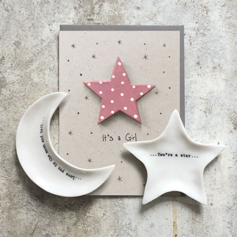 Κάρτα wood - It's a girl