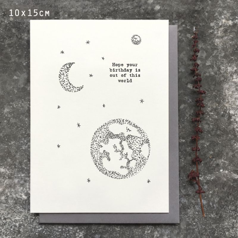 Κάρτα Out of this world -Birthday