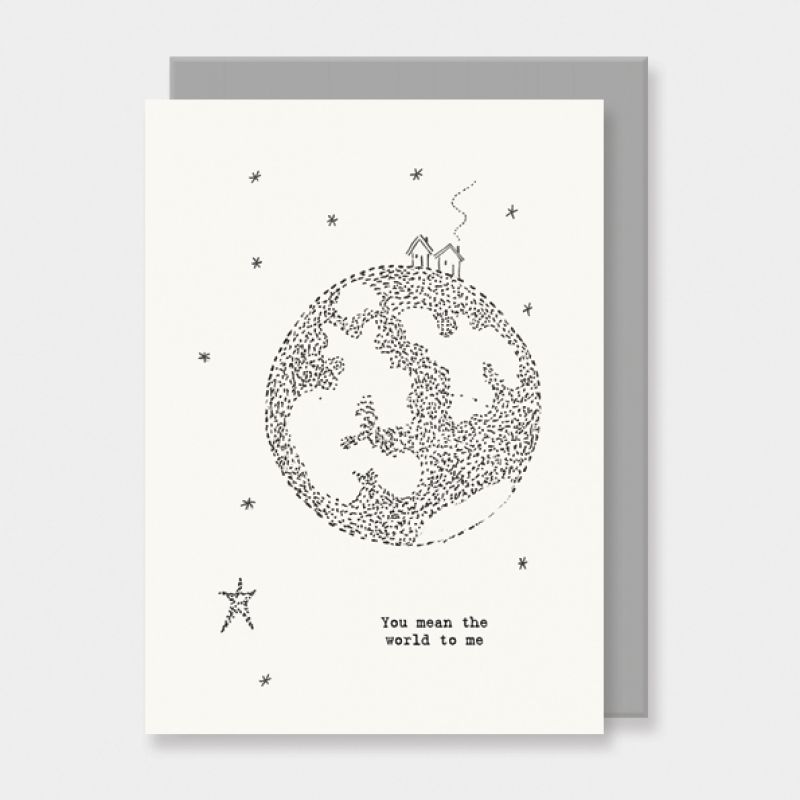 Out of this world card-You mean the world