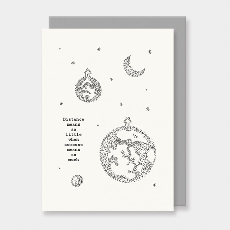 Κάρτα Out of this world -Distance means