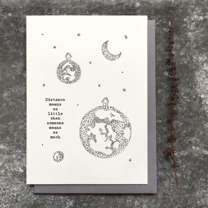 Κάρτα Out of this world -Distance means