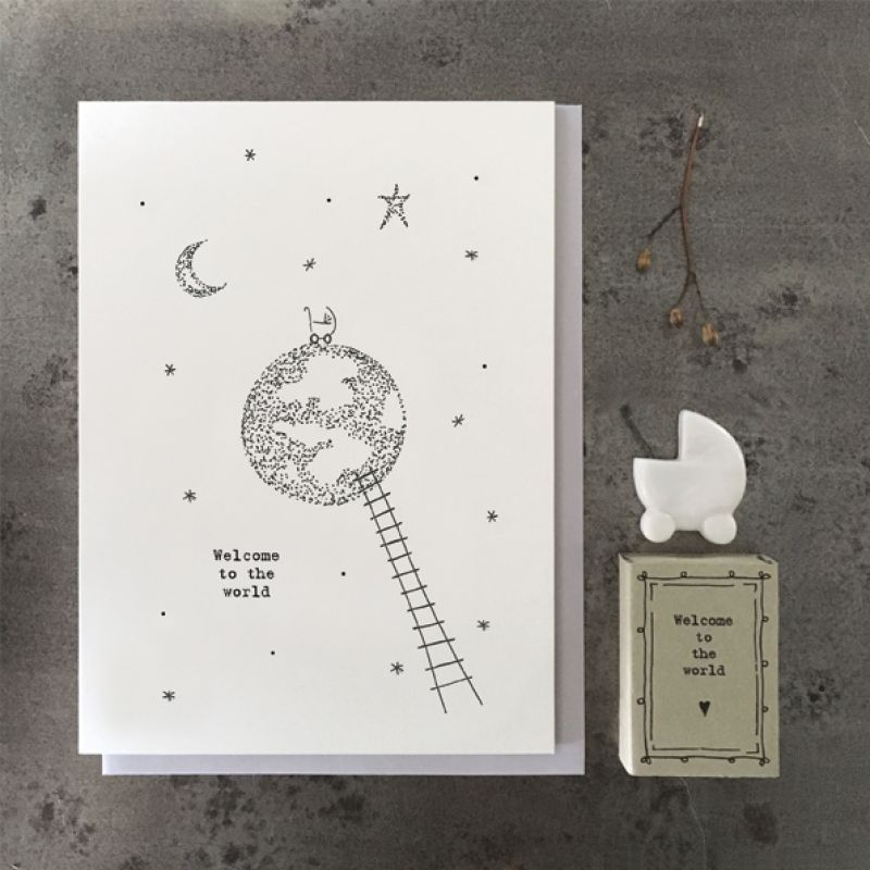 Out of this world card-Welcome to the world Size: 12x0,1x16,5 cm
