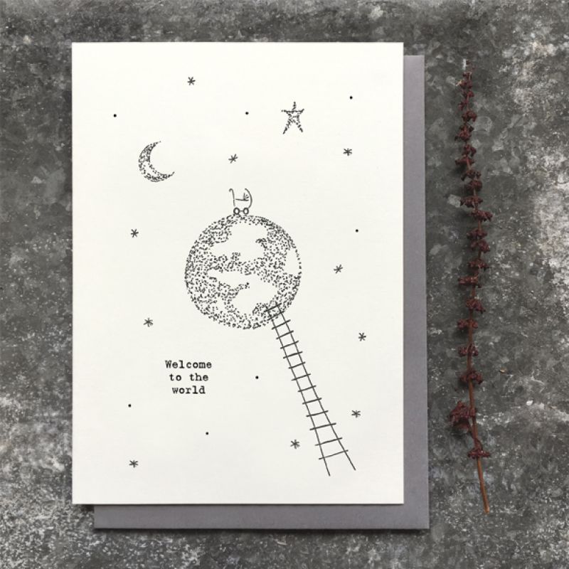 Κάρτα Out of this world -Welcome to the world 12x16,5 εκ.