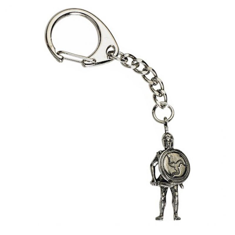 Greek Warrior Figure Key-Ring