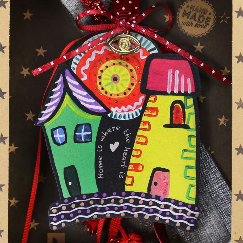 Lucky charm - Dream houses 12cm - Home is …