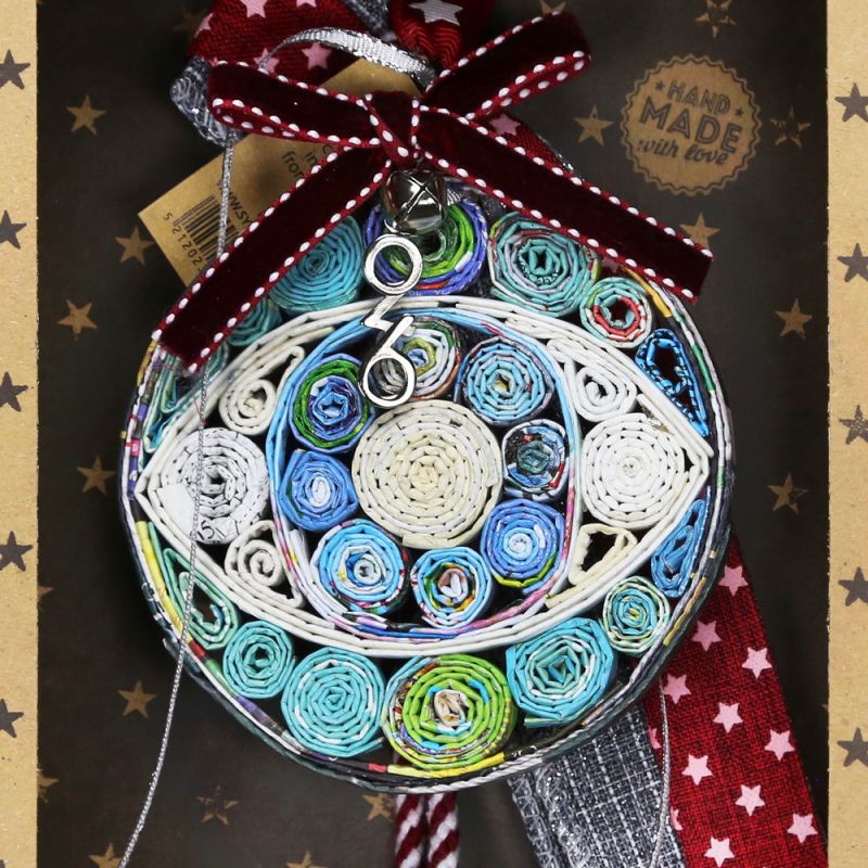 Lucky charm - Eye - Recycled Paper