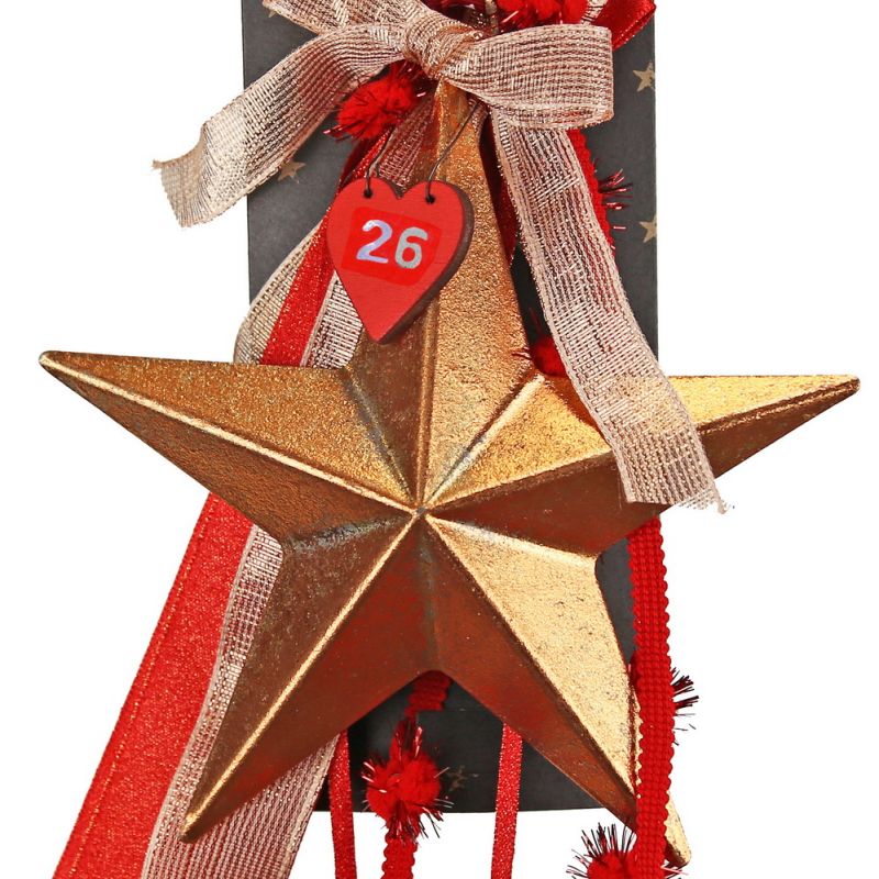 Lucky charm - Star metal with rope