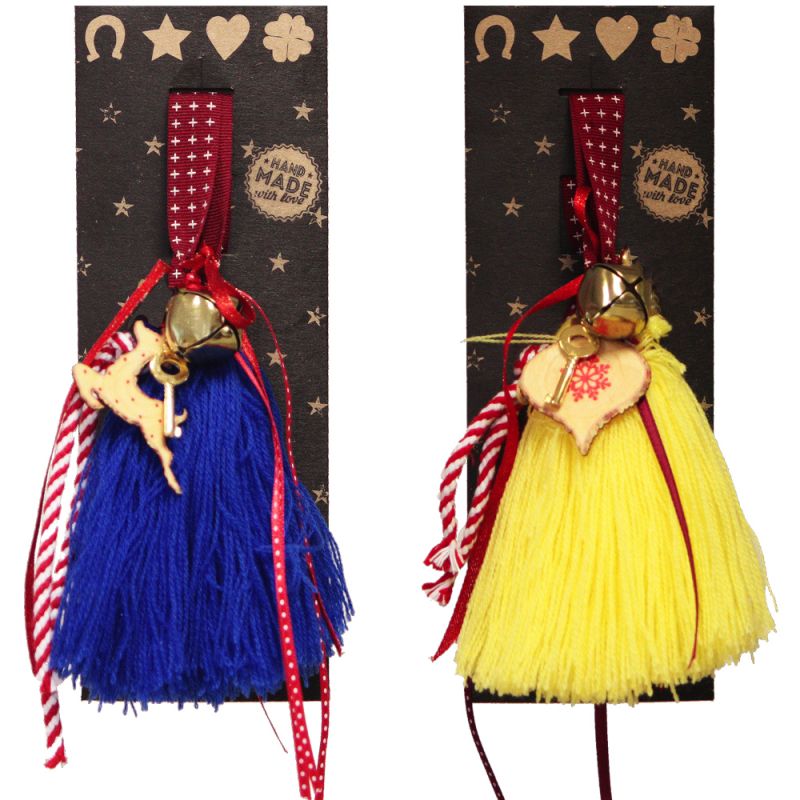 Lucky charm Bright colour tassel