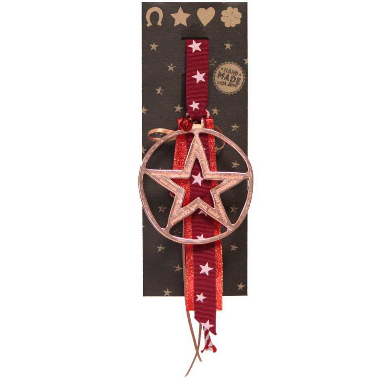 Lucky charm - Star hanger - Pink Gold