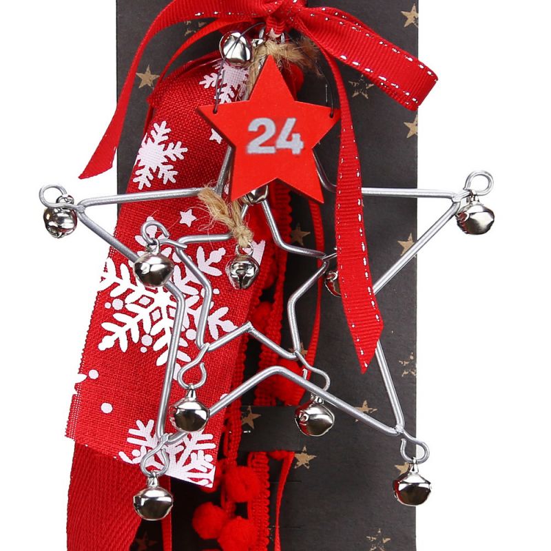 Lucky charm - Star hanger with bells metal