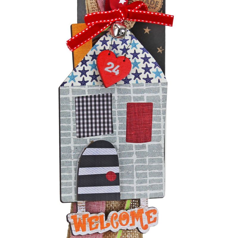 Γούρι Σπίτι μεγάλο αστέρια -Sweet home