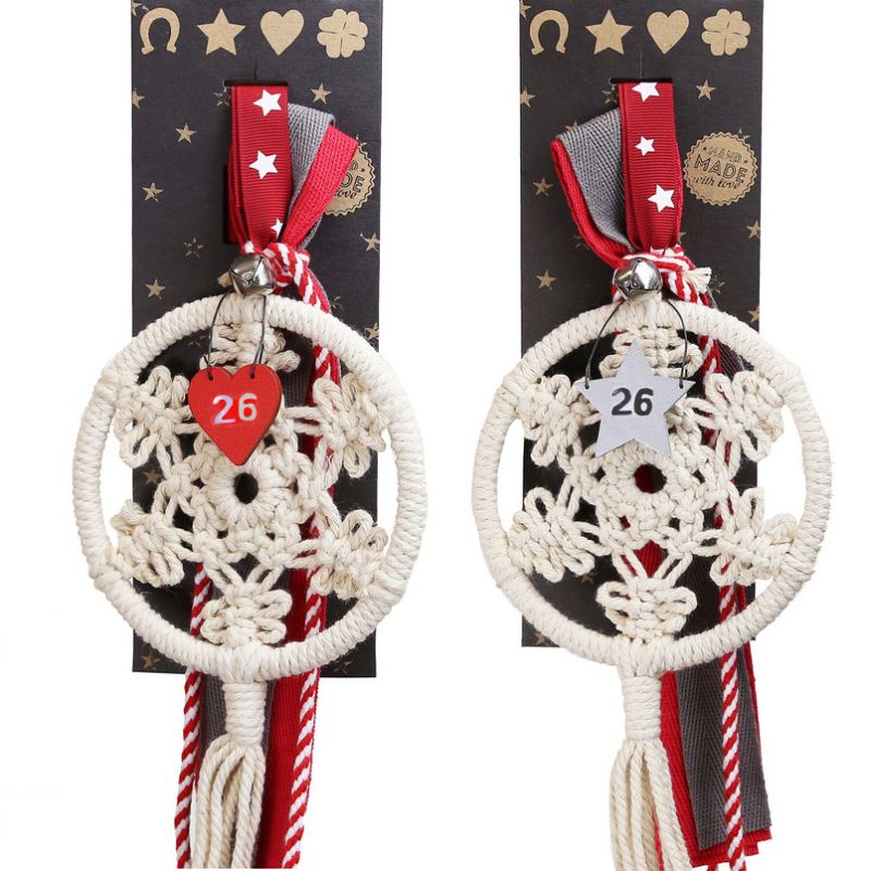 Γούρι Ονειροπαγίδα μακραμέ