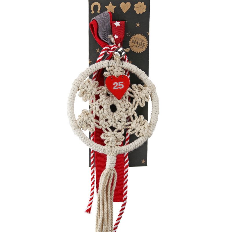 Lucky charm - Macrame Snowflake