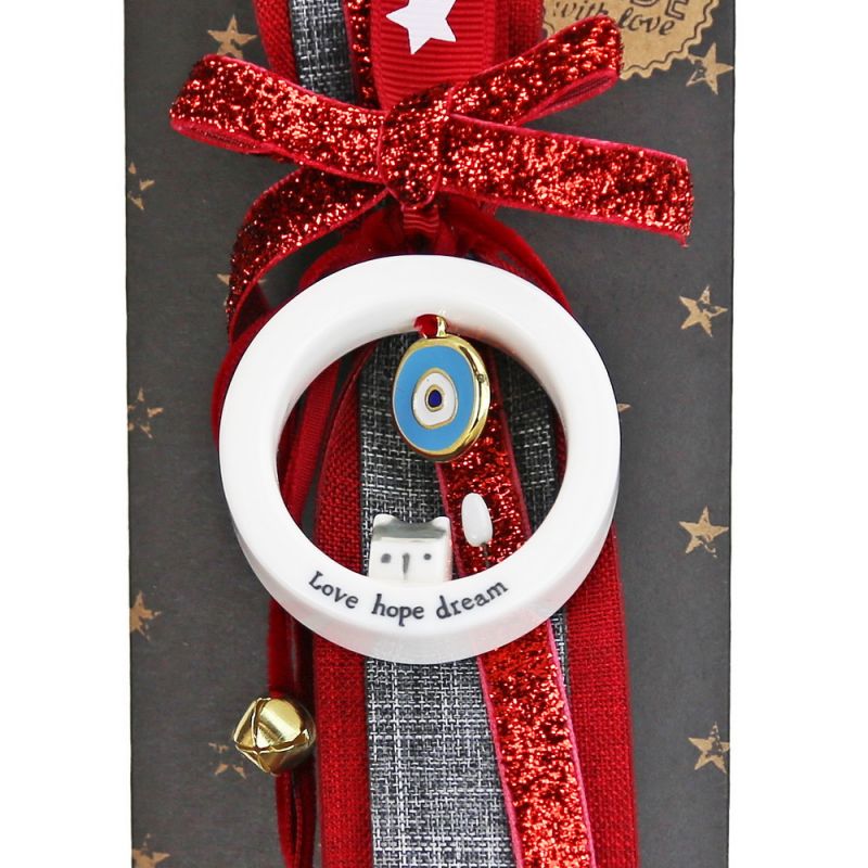 Lucky charm - House in circle -Love hope dream