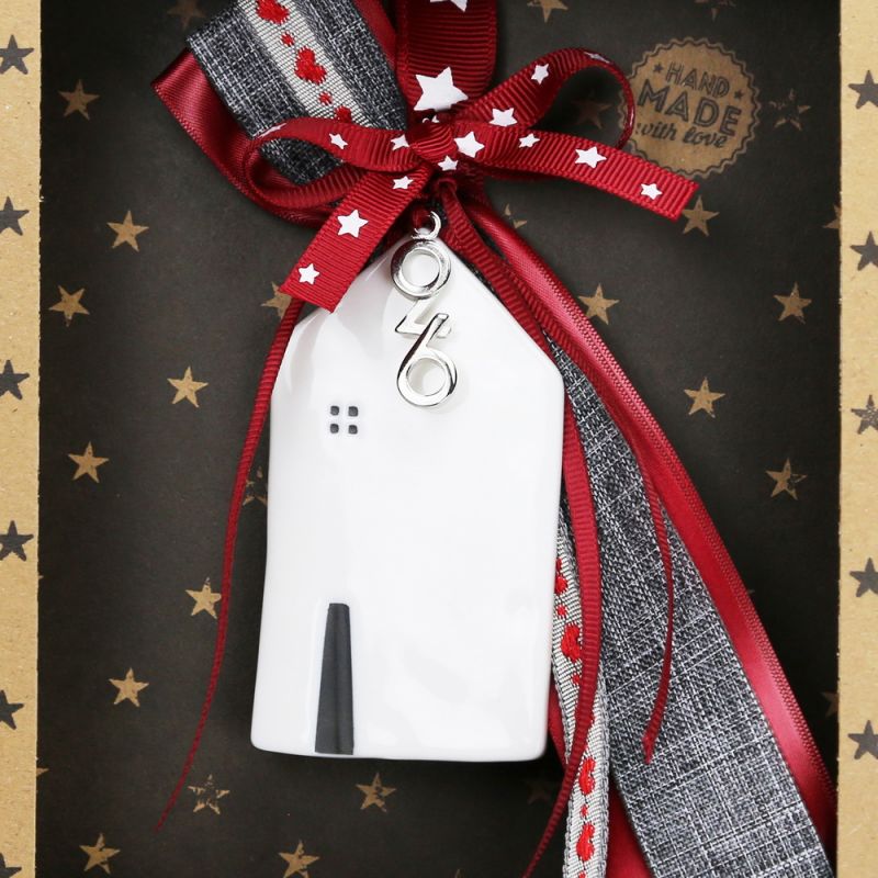 Lucky charm - house -Plain