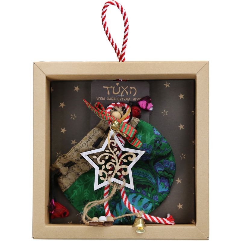 Lucky charm - wooden hanger