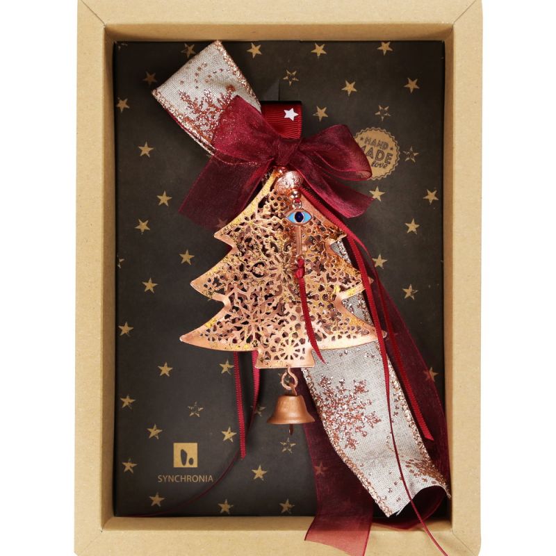 Lucky charm - metal tree coppery hanging Lucky charm - metal tree coppery hanging