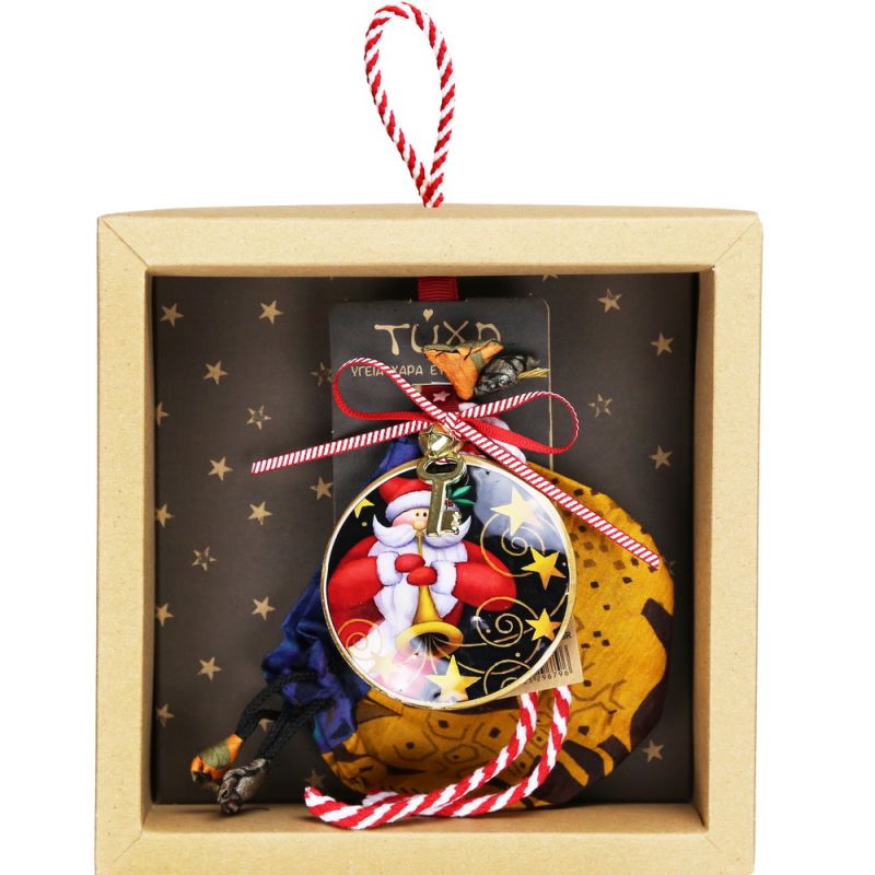 Lucky charm - Santa with trompet Lucky charm - Santa with trompet